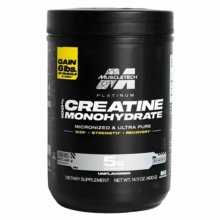 Platinum 100% Creatine Muscletech | Micronizada | VitaFitMarket